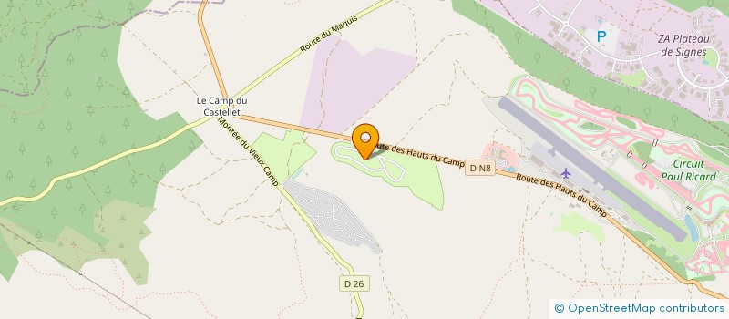 localisation de l'entreprise MADAME FLAVYS CONGA  LE CASTELLET