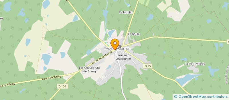 localisation de l'entreprise MADAME FLEUR ARBEL  YVOY-LE-MARRON