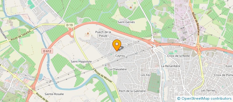localisation de l'entreprise MADAME FLEUR BONDON à BEZIERS