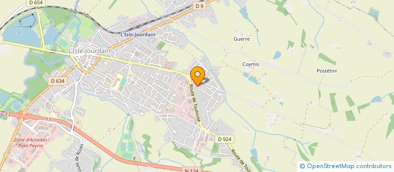 localisation de l'entreprise MADAME FLEUR BONDU à L'ISLE-JOURDAIN