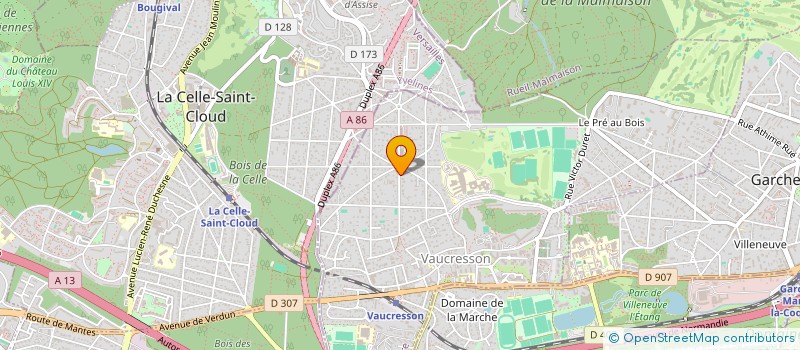 localisation de l'entreprise MADAME FLEUR DE JARNAC DE GARDEPEE DE SALIGNAC  VAUCRESSON