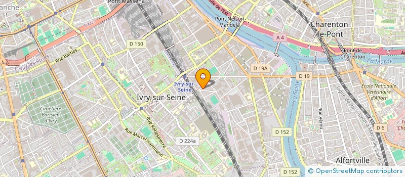 localisation de l'entreprise MADAME FLEUR DELEPINE  IVRY-SUR-SEINE