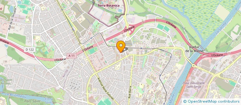 localisation de l'entreprise MADAME FLEUR DELERUE  ANGERS