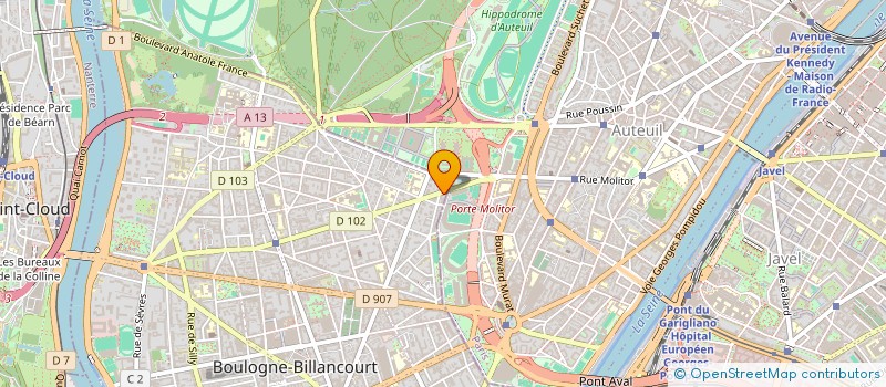 localisation de l'entreprise MADAME FLEUR DUJAT à BOULOGNE-BILLANCOURT