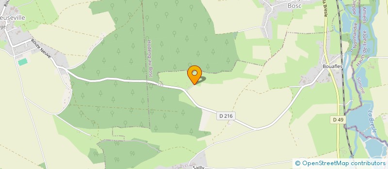 localisation de l'entreprise MADAME FLEUR FOLLOPE--ROSAY  VIEUX-ROUEN-SUR-BRESLE