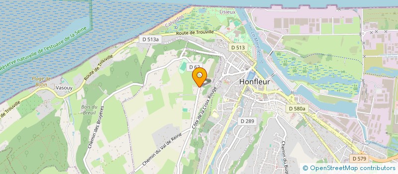 localisation de l'entreprise MADAME FLEUR FOSSEY  HONFLEUR