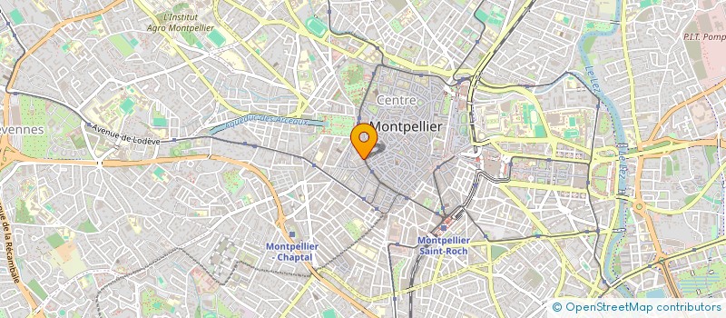 localisation de l'entreprise MADAME FLEUR GABORIT à MONTPELLIER