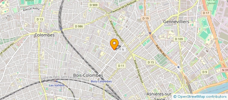 localisation de l'entreprise MADAME FLEUR GUNATILAKA à BOIS-COLOMBES