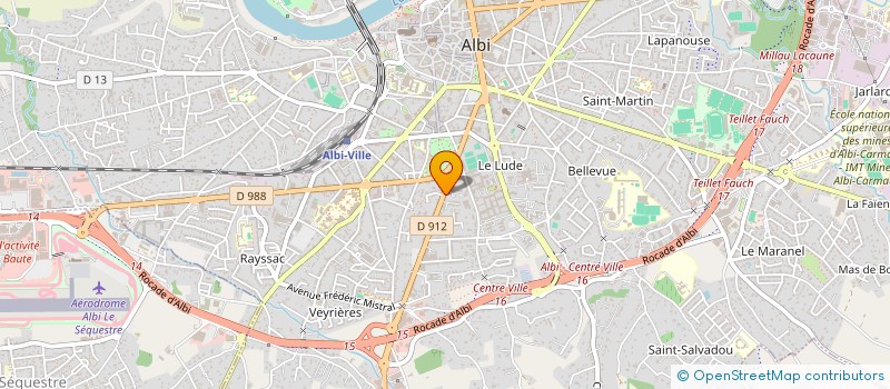 localisation de l'entreprise MADAME FLEUR JAILLOT à ALBI