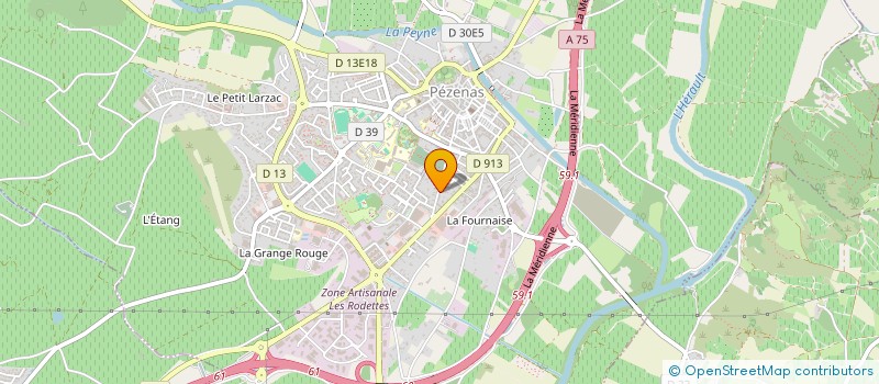 localisation de l'entreprise MADAME FLEUR JEROME  PEZENAS