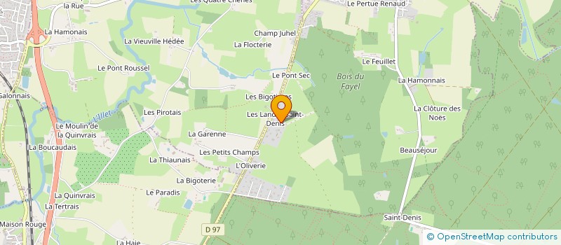 localisation de l'entreprise MADAME FLEUR LE POLOTEC à SAINT-SULPICE-LA-FORET