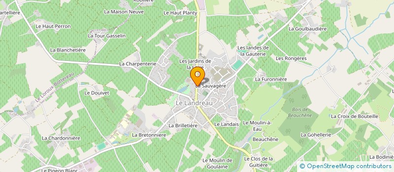 localisation de l'entreprise MADAME FLEUR LELONG  LE LANDREAU