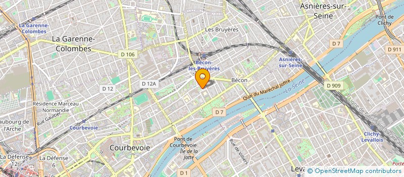 localisation de l'entreprise MADAME FLEUR-LOU FLIPO à COURBEVOIE