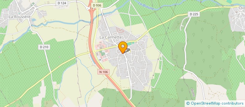 localisation de l'entreprise MADAME FLEUR MAGAND  LA CALMETTE