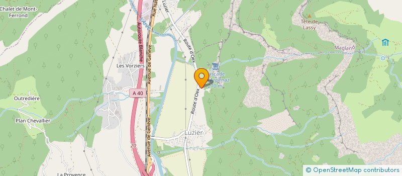 localisation de l'entreprise MADAME FLEUR MANTULET  SALLANCHES