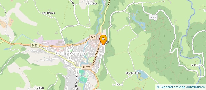 localisation de l'entreprise MADAME FLEUR MAZZEI à RIOM-ES-MONTAGNES