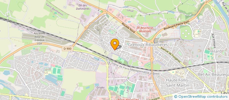 localisation de l'entreprise MADAME FLEUR METAIRIE  LAVAL