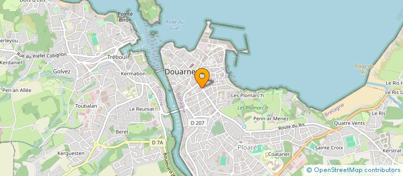 localisation de l'entreprise MADAME FLEUR NOGUERA à DOUARNENEZ