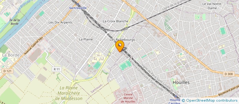 localisation de l'entreprise MADAME FLEUR NTOKO à SARTROUVILLE