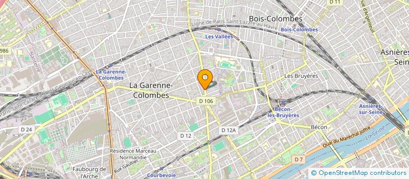 localisation de l'entreprise MADAME FLEUR ORTAIS à LA GARENNE-COLOMBES
