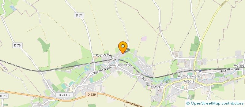 localisation de l'entreprise MADAME FLEUR PAPILLON-CHAMBY  SAVY-BERLETTE