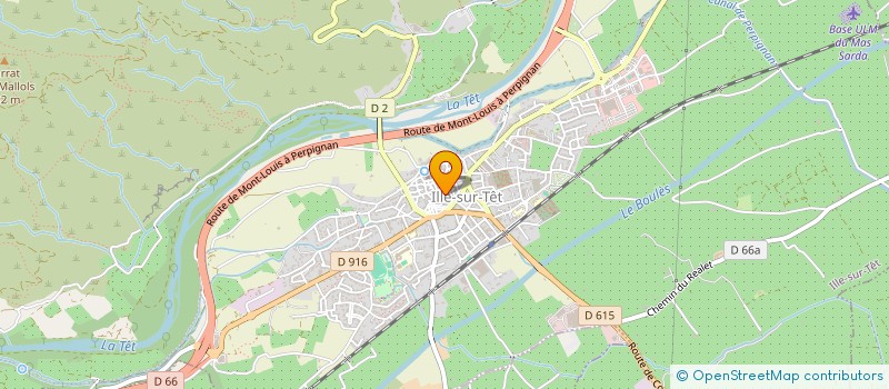 localisation de l'entreprise MADAME FLEUR POULMAIRE  ILLE-SUR-TET