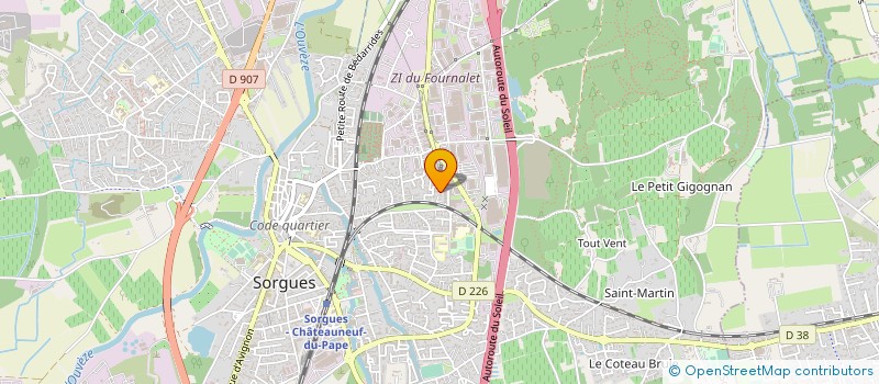 localisation de l'entreprise MADAME FLEUR RAGONOT  SORGUES