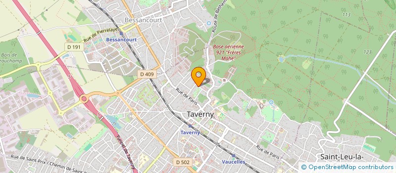 localisation de l'entreprise MADAME FLEUR RAMANAIDOU  TAVERNY