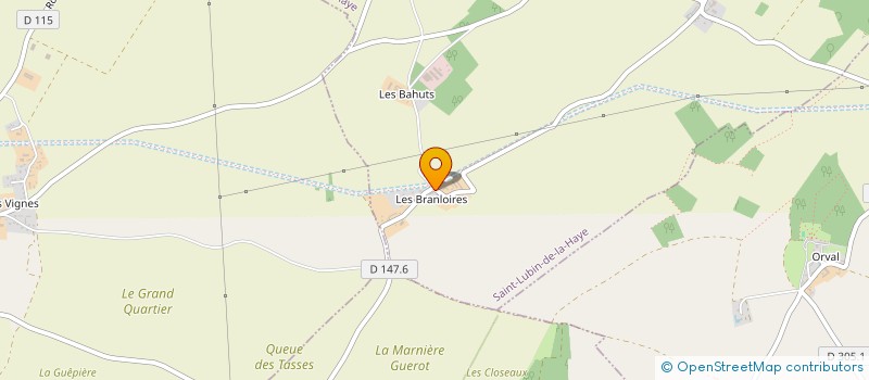 localisation de l'entreprise MADAME FLEUR REMOND-BACHELET à SAINT-LUBIN-DE-LA-HAYE