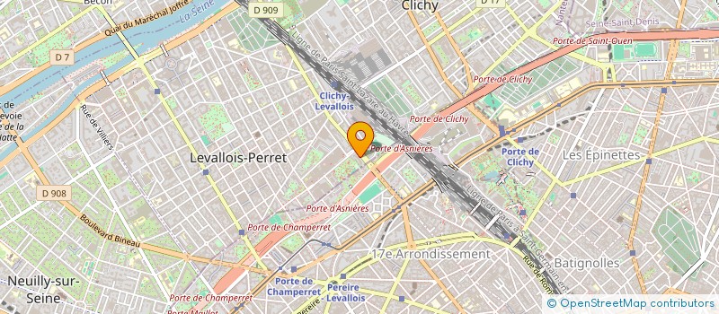 localisation de l'entreprise MADAME FLEUR SELLIER à LEVALLOIS-PERRET