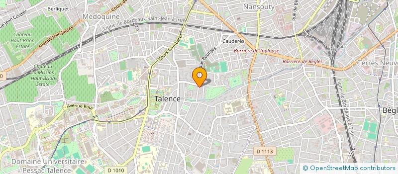 localisation de l'entreprise MADAME FLEUR THEVENON  TALENCE