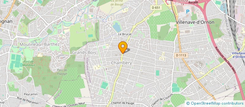 localisation de l'entreprise MADAME FLEUR VERRON  VILLENAVE-D'ORNON