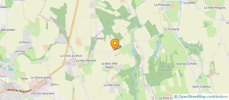 localisation de l'entreprise MADAME FLEURINE BEDARD  CREHEN