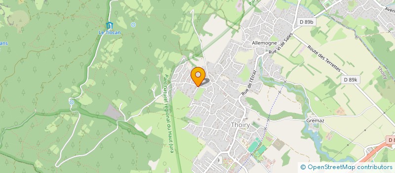 localisation de l'entreprise MADAME FLEURINE PERRET  THOIRY