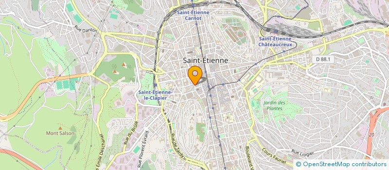 localisation de l'entreprise MADAME FLEURINE PREYNAT à SAINT-ETIENNE