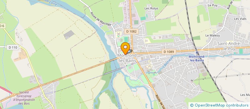 localisation de l'entreprise MADAME FLEURYANE CHABERT  MONTROND-LES-BAINS