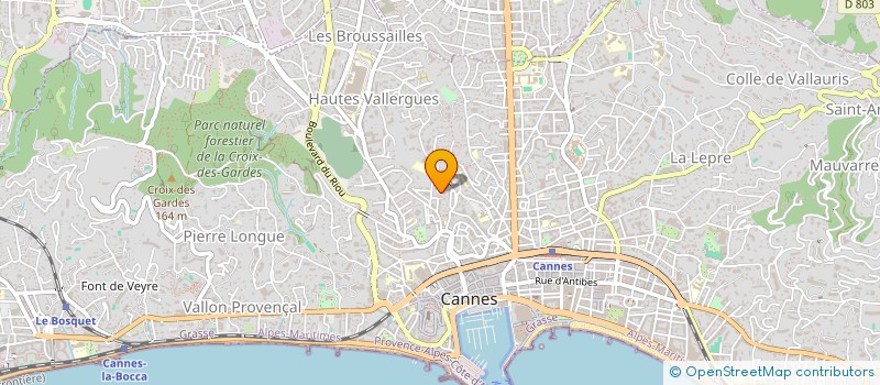 localisation de l'entreprise MADAME FLOEE LECLERCQ  CANNES