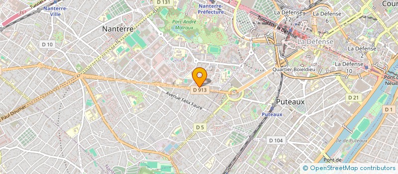 localisation de l'entreprise MADAME FLOR MORA PACHECO  NANTERRE