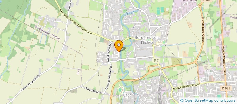 localisation de l'entreprise MADAME FLOR-OCEANE CREPELLLE  BORDERES-SUR-L'ECHEZ