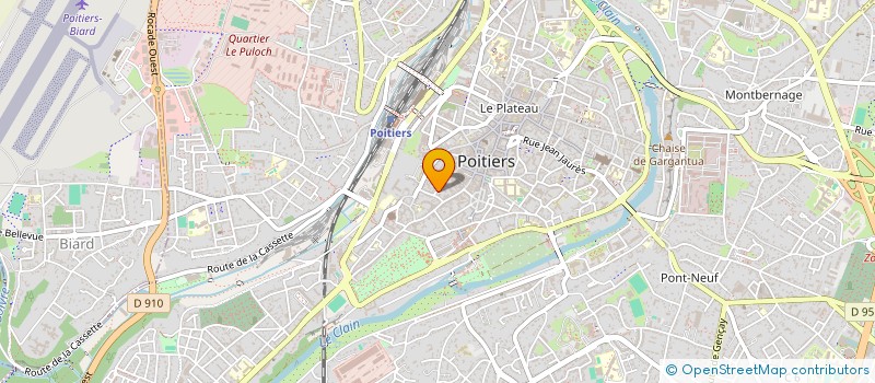 localisation de l'entreprise MADAME FLOR SARRASIN  POITIERS