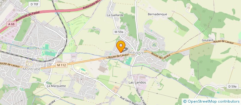 localisation de l'entreprise MADAME FLORA AGUER  BEAUPUY