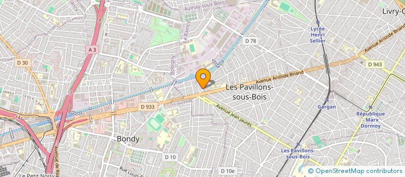 localisation de l'entreprise MADAME FLORA AZOULA  LES PAVILLONS-SOUS-BOIS