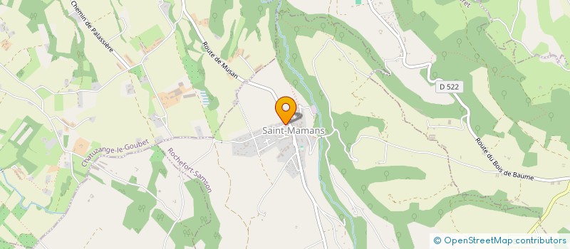 localisation de l'entreprise MADAME FLORA BADARD  ROCHEFORT-SAMSON