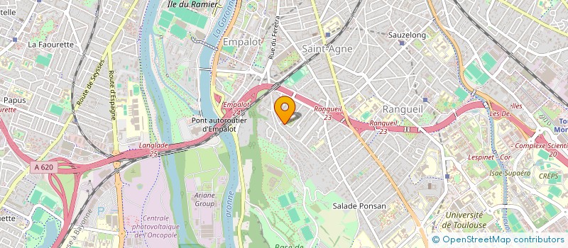 localisation de l'entreprise MADAME FLORA BALDIT  TOULOUSE