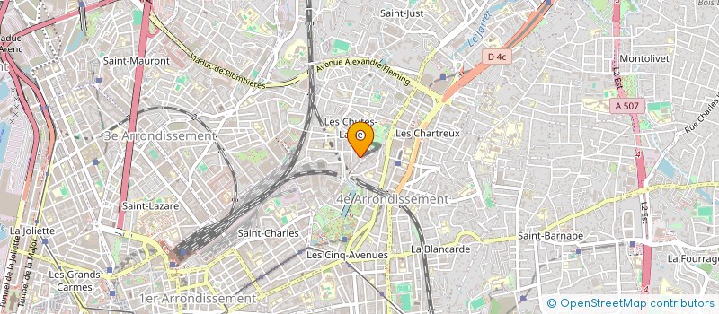 localisation de l'entreprise MADAME FLORA BARILLA à MARSEILLE 4EME