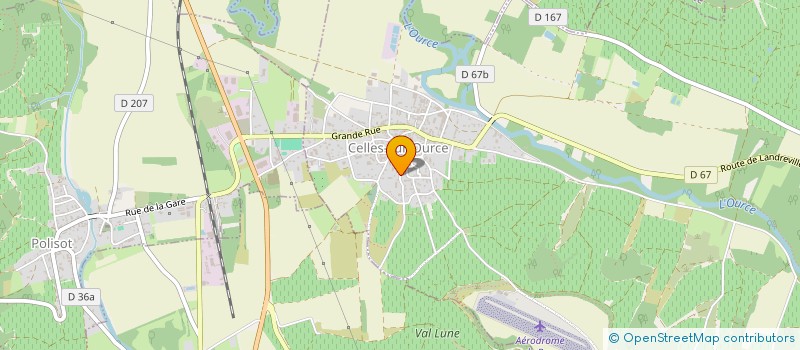 localisation de l'entreprise MADAME FLORA BARONI TRUTAT à CELLES-SUR-OURCE