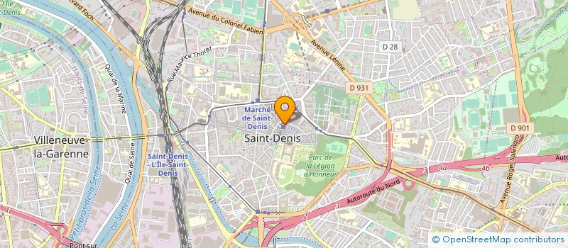 localisation de l'entreprise MADAME FLORA BERNARD  SAINT-DENIS