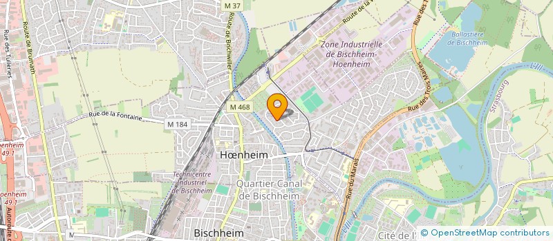 localisation de l'entreprise MADAME FLORA BILGER  HNHEIM