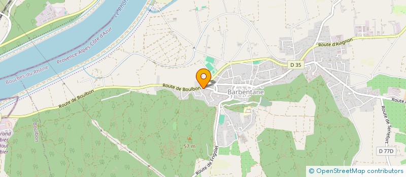 localisation de l'entreprise MADAME FLORA BLANC  BARBENTANE