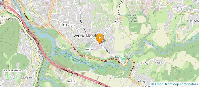 localisation de l'entreprise MADAME FLORA BOUFFELIER  VETRAZ-MONTHOUX